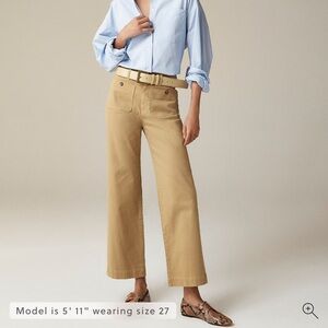 Sailor slim wide-leg chino pant